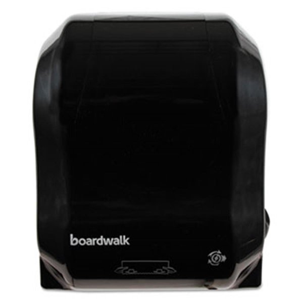 Boardwalk BWK Hands Free Mechanical Towel Dispenser, Black 1501